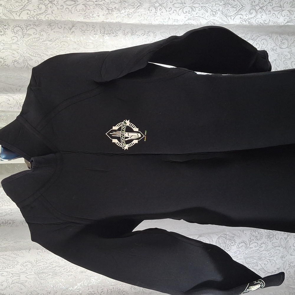 Black Long Sleeve Jacket with Logo